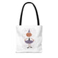 Halloween Watercolor Little Dancer Tote Bag