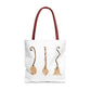 Watercolor Witches Brooms Tote Bag