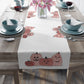 Halloween Watercolor Pumpkin Table Runner (Cotton, Poly)