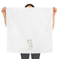 Watercolor Daisies and Bees Tea Towel