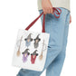 Watercolor Three Witchy Sisters Tote Bag