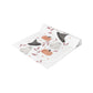 Watercolor Halloween Scattered Pattern Table Runner