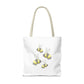 Watercolor Daisies and Bees Tote Bag (AOP)