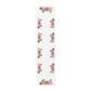 Halloween Watercolor Pumpkin Table Runner (Cotton, Poly)