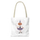 Halloween Watercolor Little Dancer Tote Bag