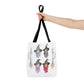Watercolor Three Witchy Sisters Tote Bag