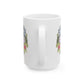 Watercolor "She Has Beautiful Things on Her Mind" Ceramic Mug, (11oz, 15oz)