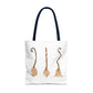 Watercolor Witches Brooms Tote Bag