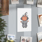 Watercolor "Halloween is Life" Print